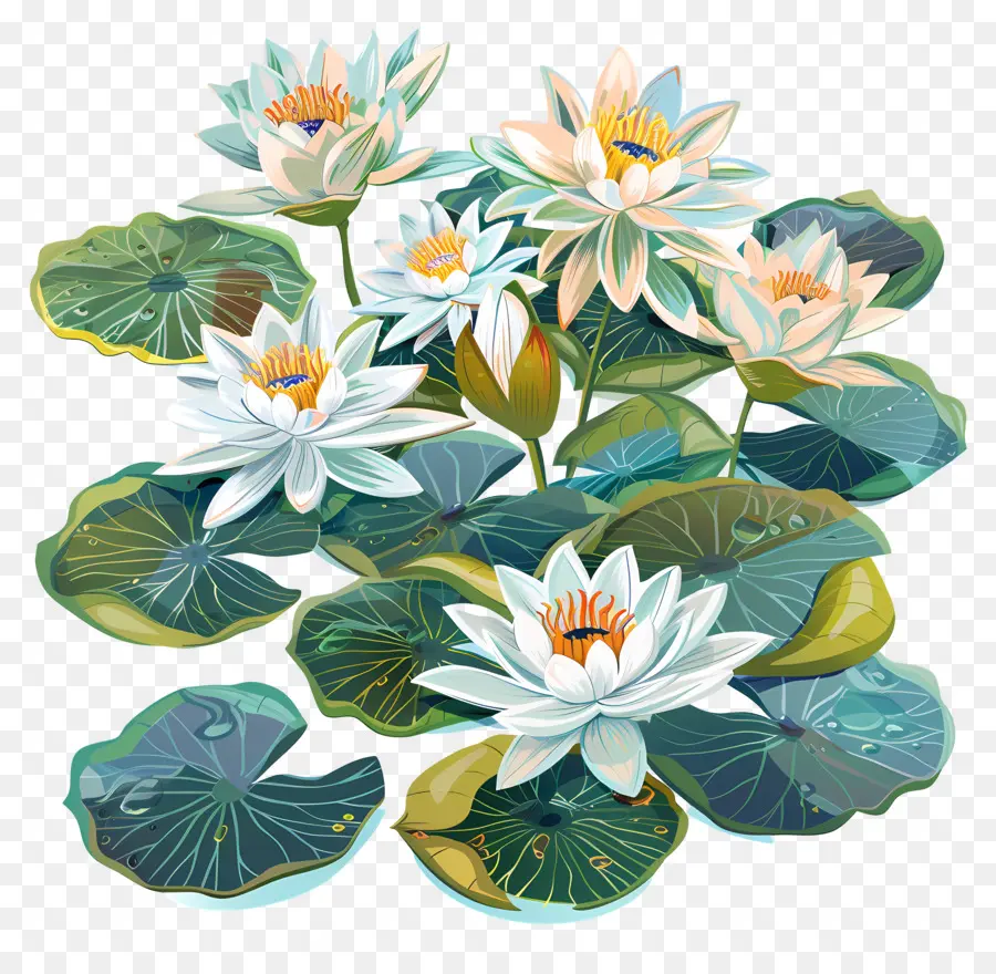 Lírio D'água，Flores De Lótus PNG