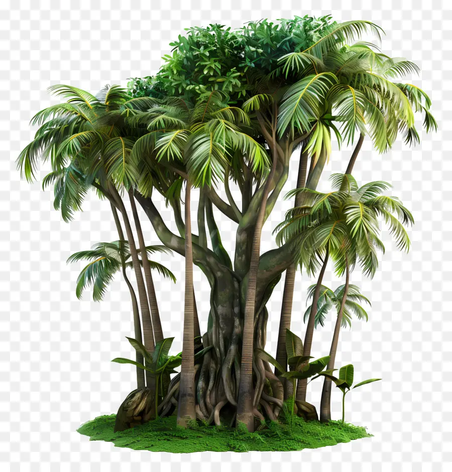 Árvore Da Floresta Tropical，árvore Tropical PNG