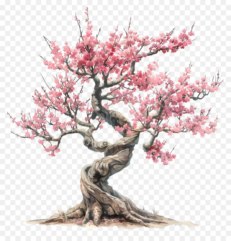 árvore De Sakura，Flor De Cerejeira PNG