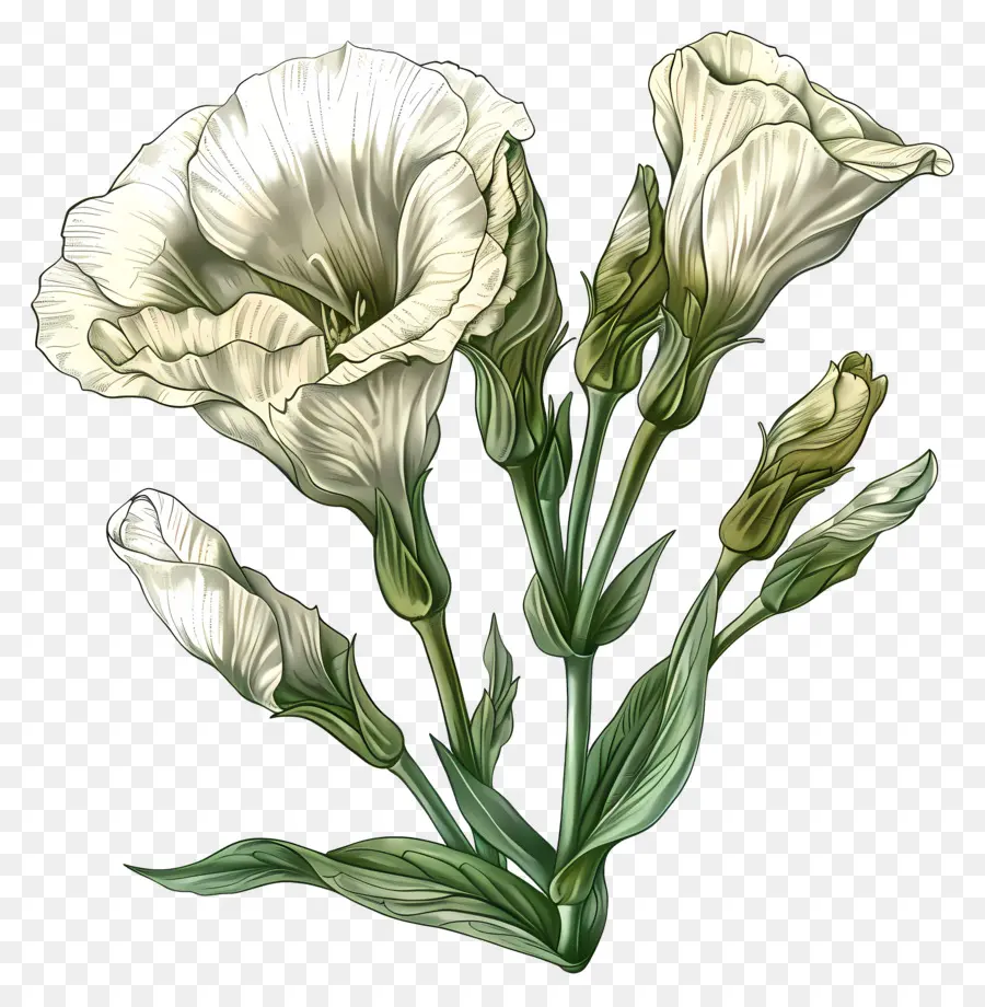 Lisianthus Flor，Lírios De Calla PNG
