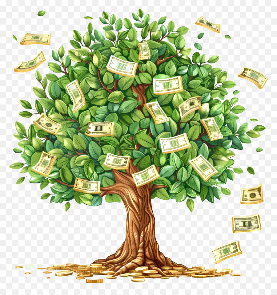 árvore Do Dinheiro，árvore PNG
