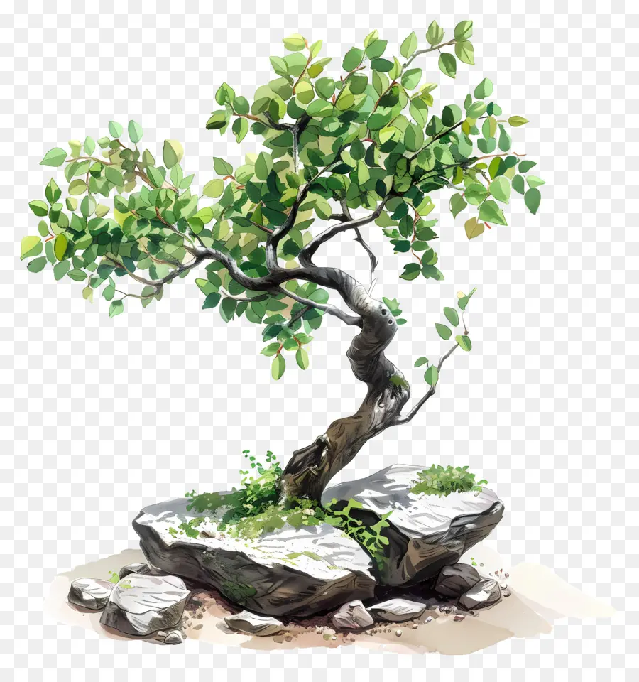 árvore De Pequeno Porte，Uma árvore Bonsai PNG