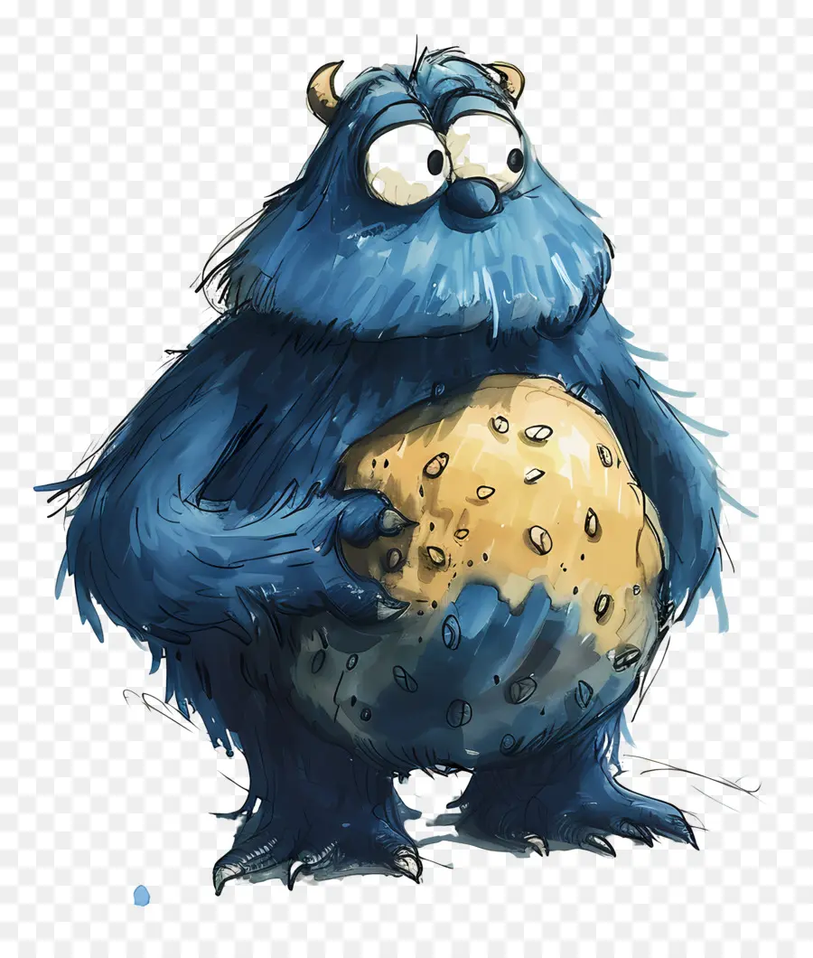 Cookie Monster，Desenho Animado Monster PNG