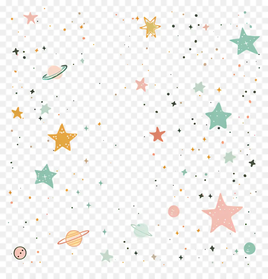 Céu Estrelado，Estrelas PNG