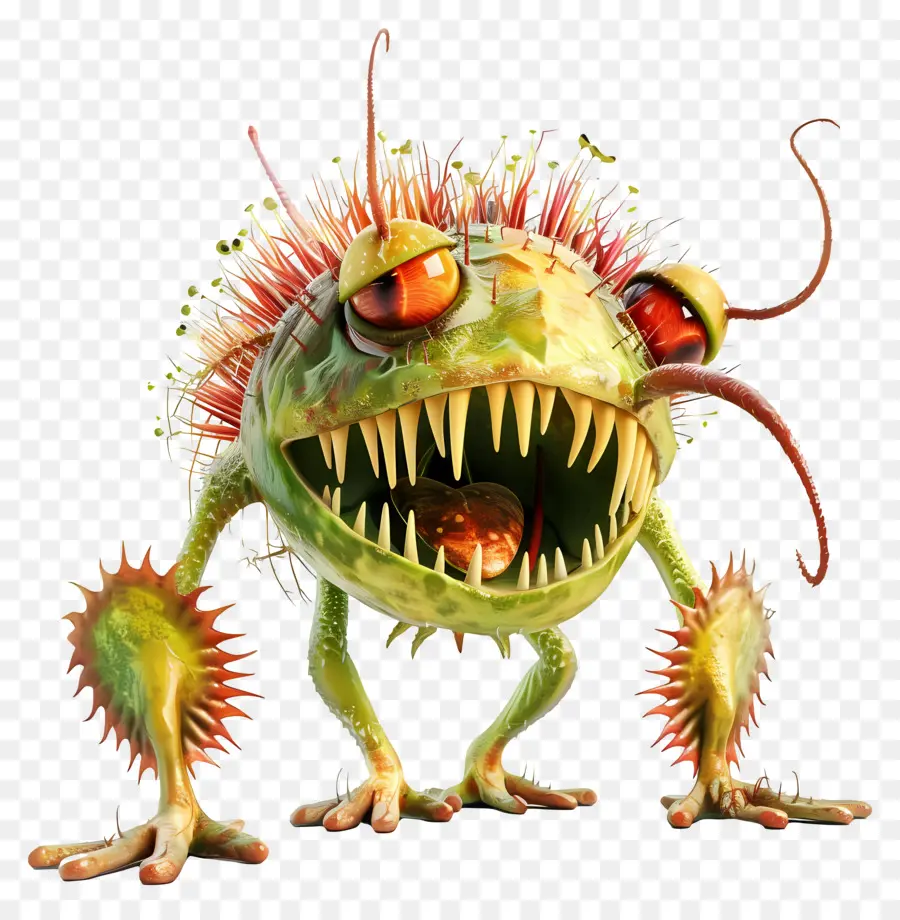 Monster Venus Fly Trap，Monstro PNG