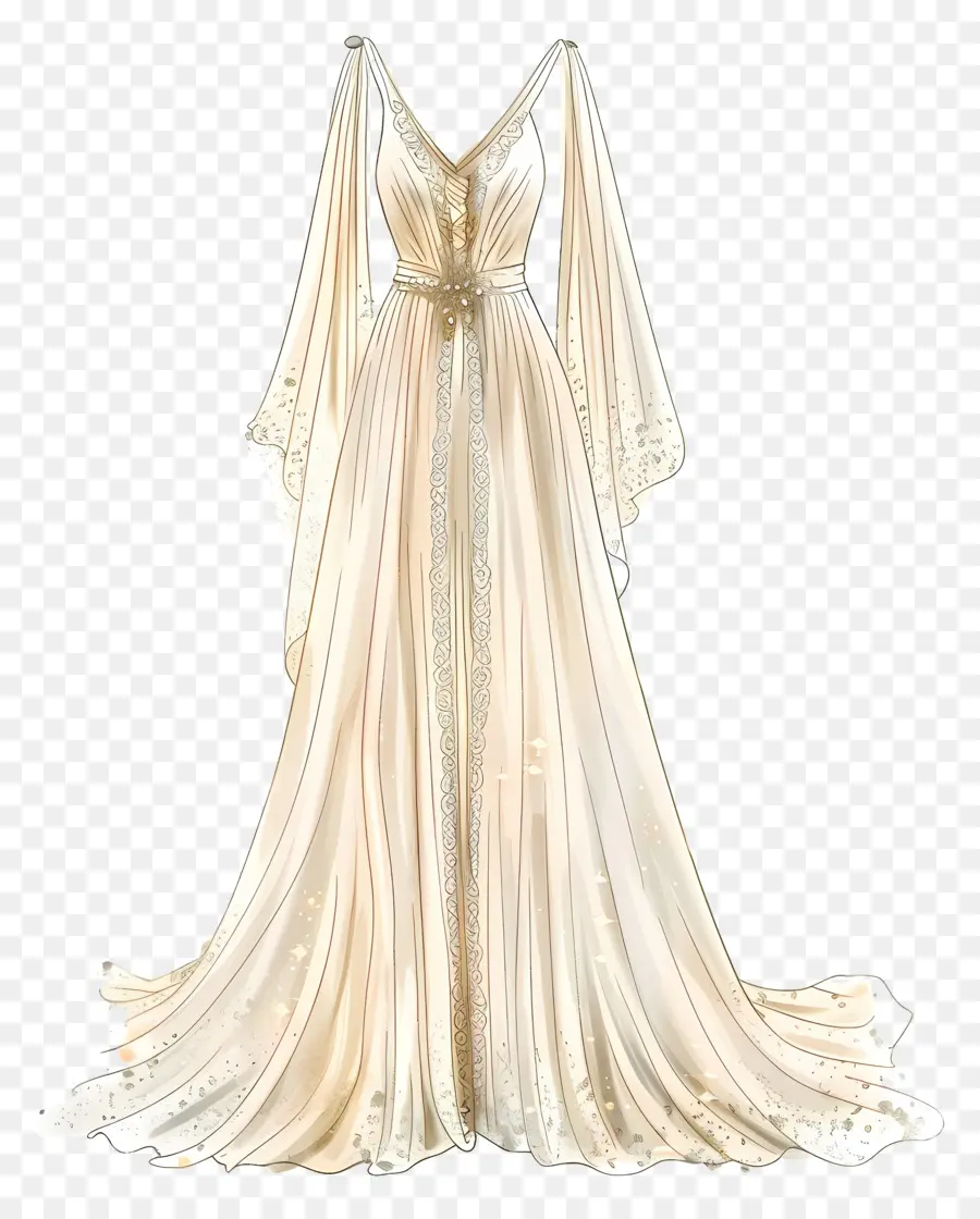 Vestido De Noiva Boho，Vestido Branco PNG