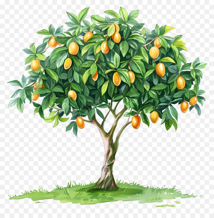 Mango Tree，Laranjeira PNG