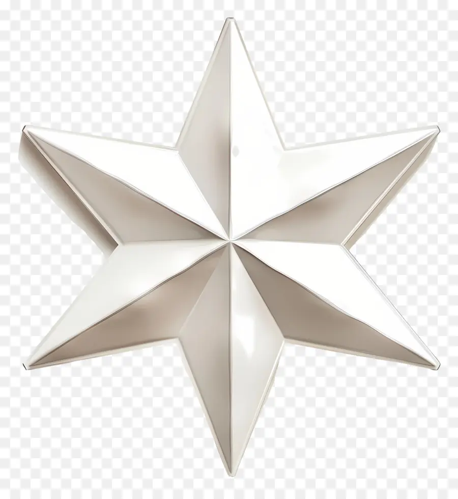 Estrela Branca，Estrela De Metal PNG