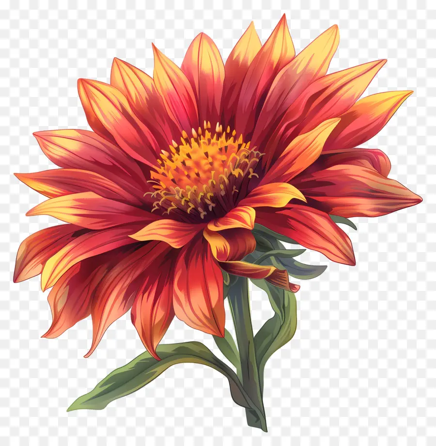 Flor De Gaillardia，Desenho Realista De Flores PNG