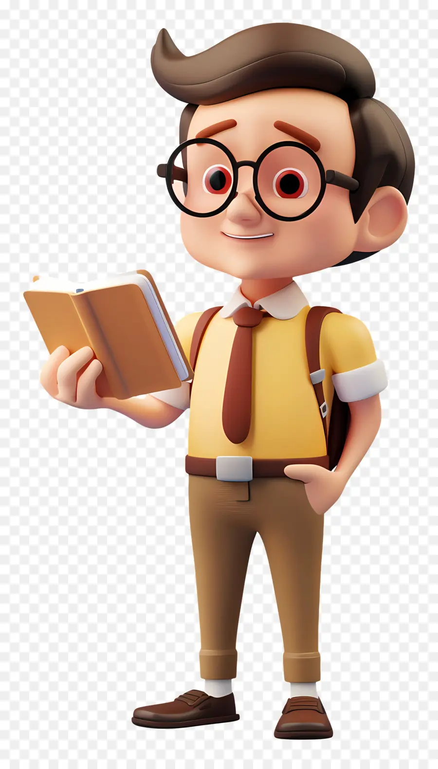 Professor De Desenhos Animados 3d，Personagem De Desenho Animado PNG