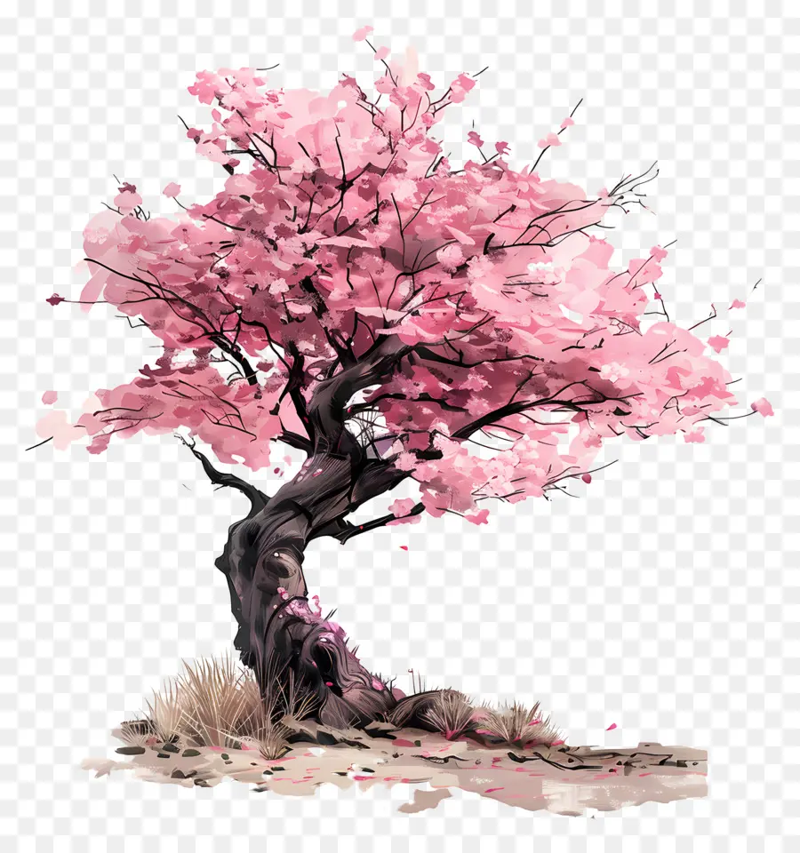 árvore De Sakura，árvore Rosa PNG