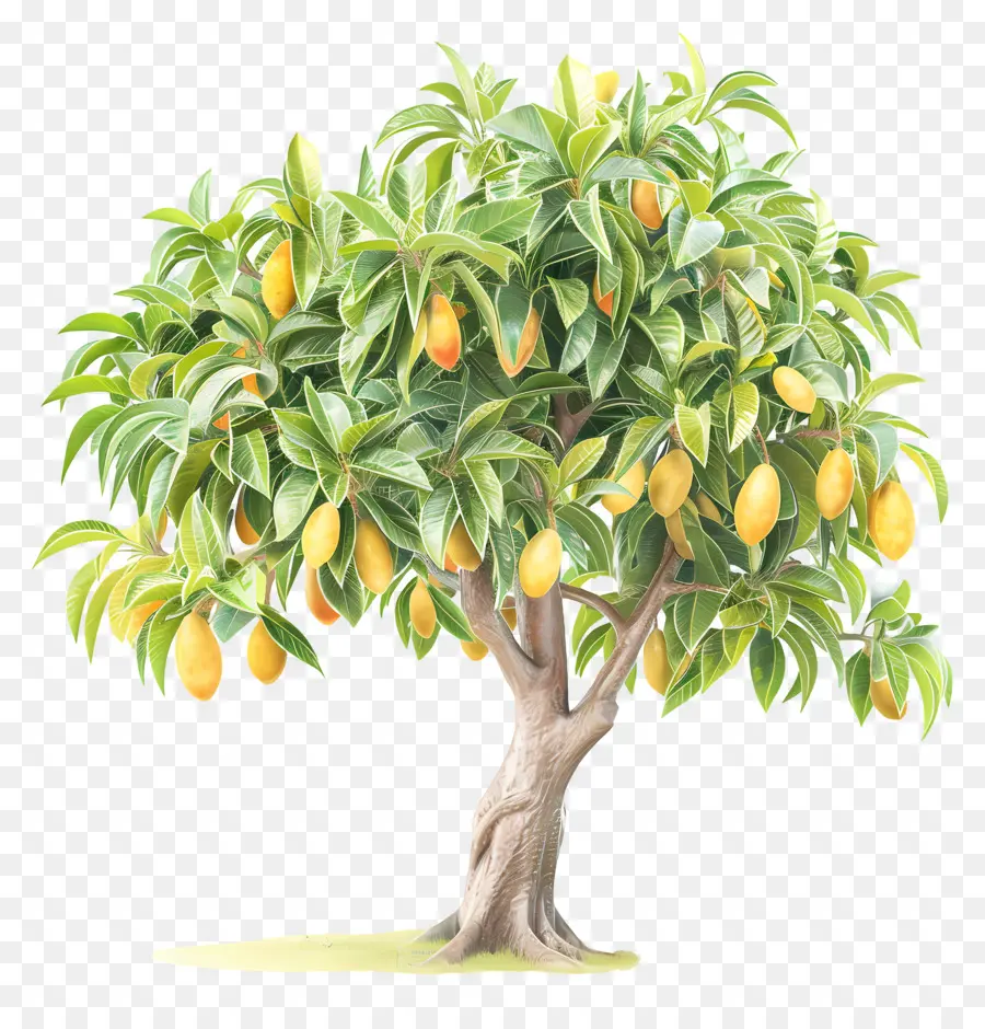 Mango Tree，árvore De Fruto PNG