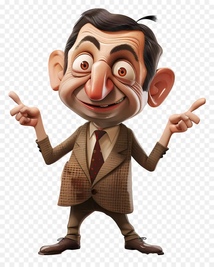 Animado Sr Bean，Personagem De Desenho Animado PNG