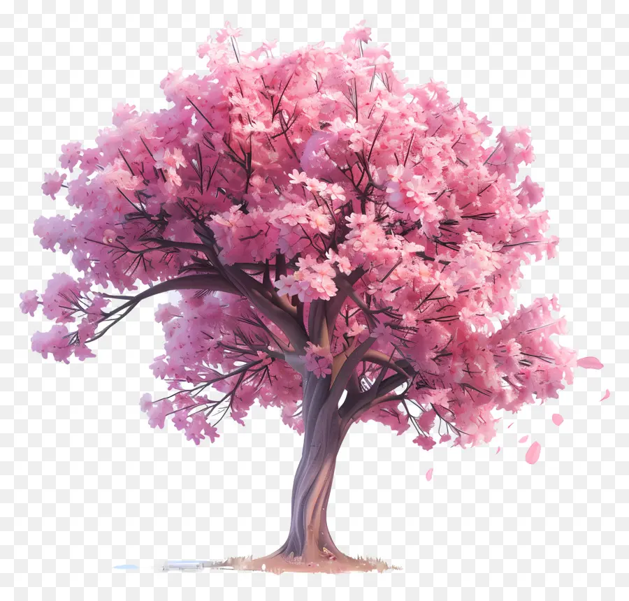 árvore De Sakura，Flor De Cerejeira PNG
