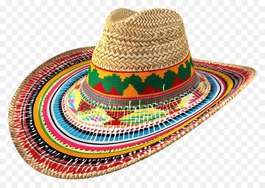 Estilo Mexicano，Chapéu De Palha PNG