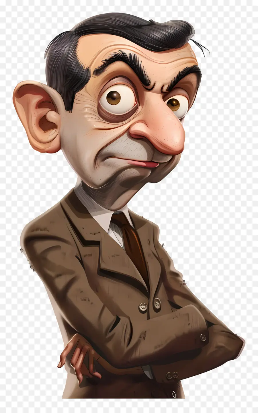 Animado Sr Bean，Homem Furioso PNG