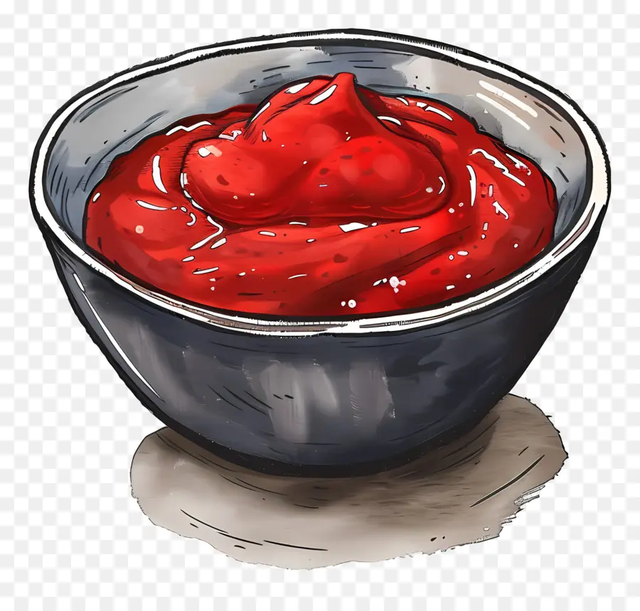 Ketchup Bowl，Molho De Tomate PNG
