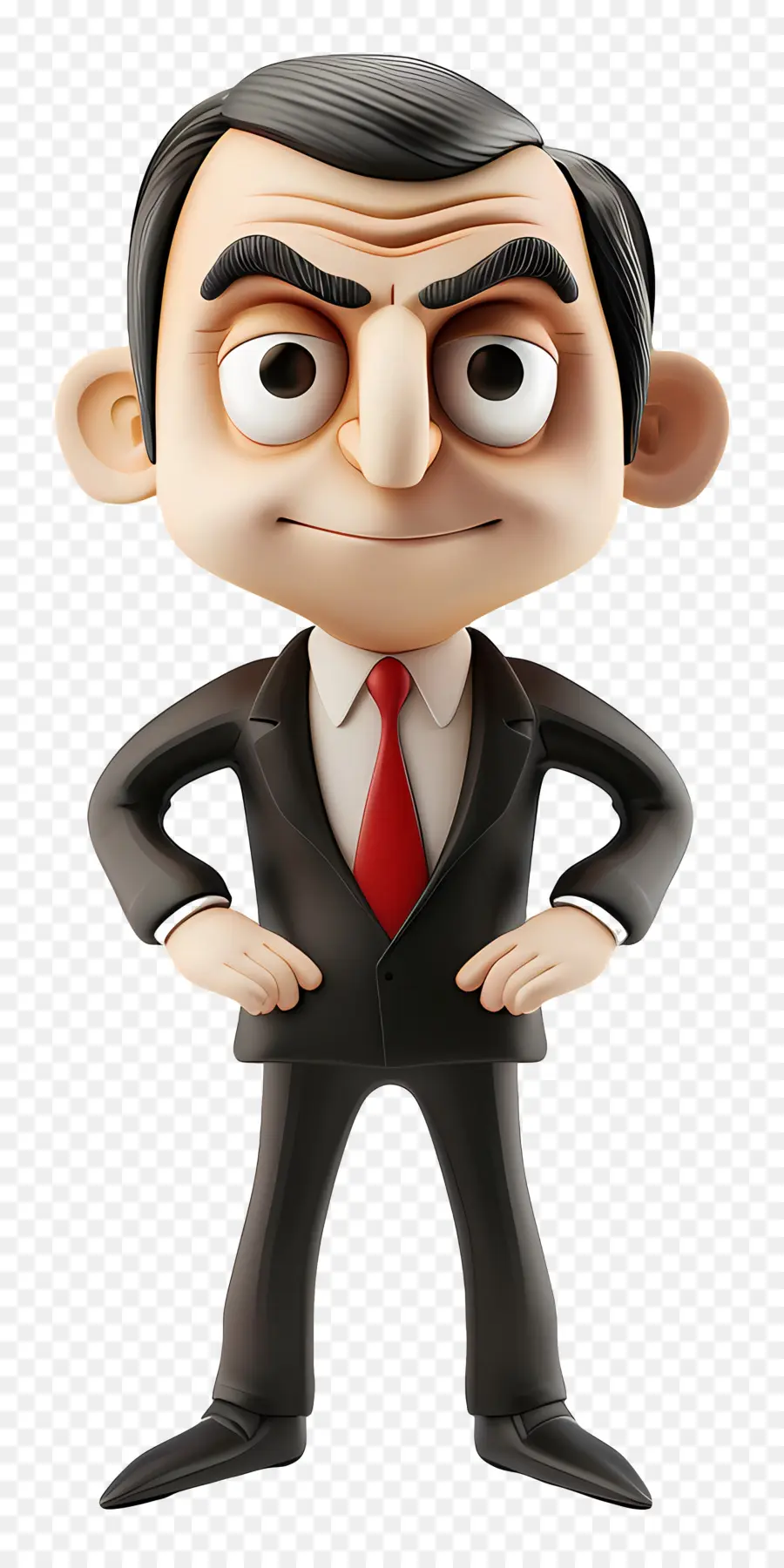 Cartoon Sr Bean，Businessman PNG
