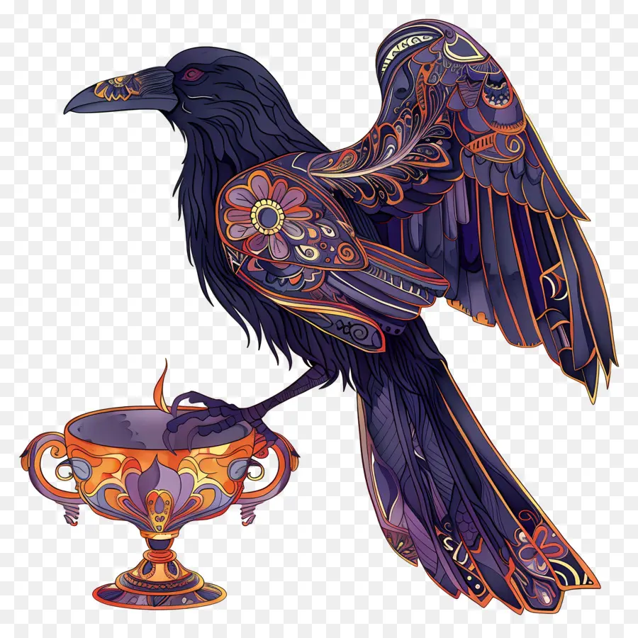 Raven，Taça De Ouro PNG