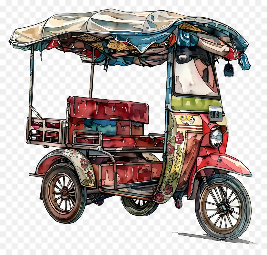 Auto Rickshaw，Tuktuk PNG