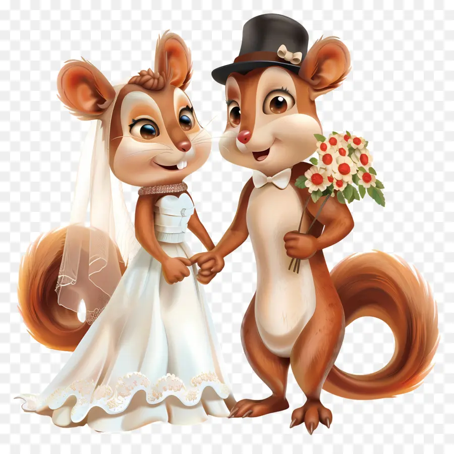 Animais，Casamento PNG