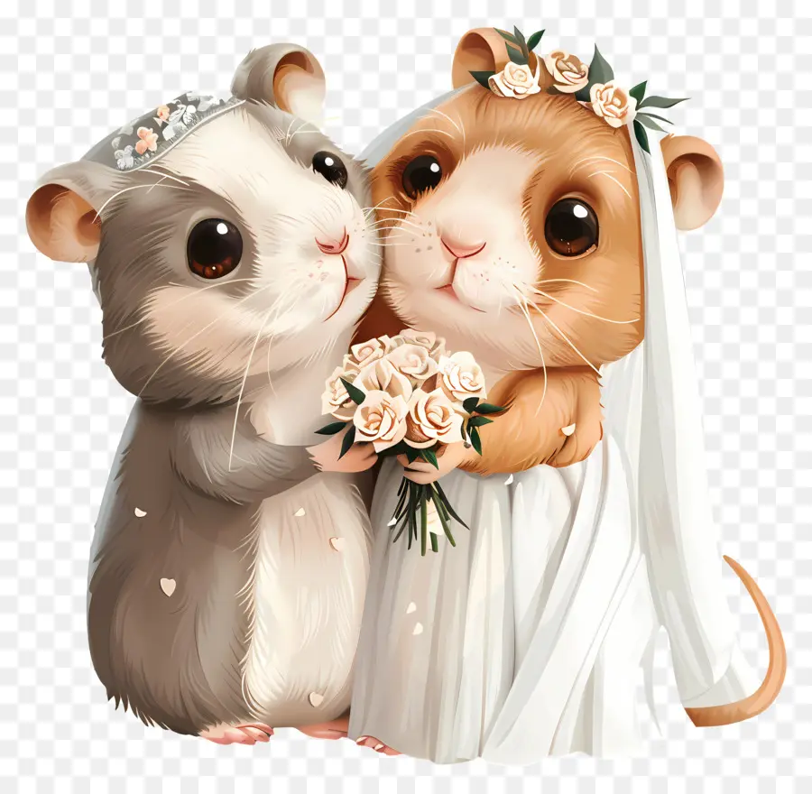 Animal，Hamsters De Casamento PNG