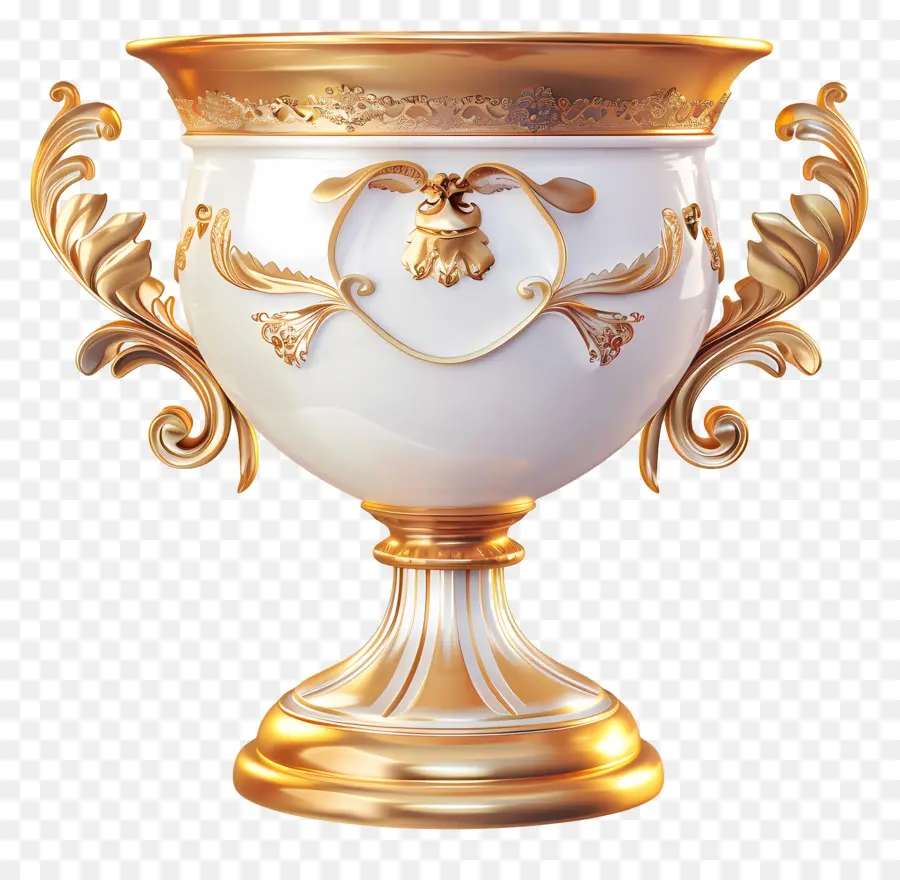 Copa Vencedora，Vaso Banhado A Ouro PNG