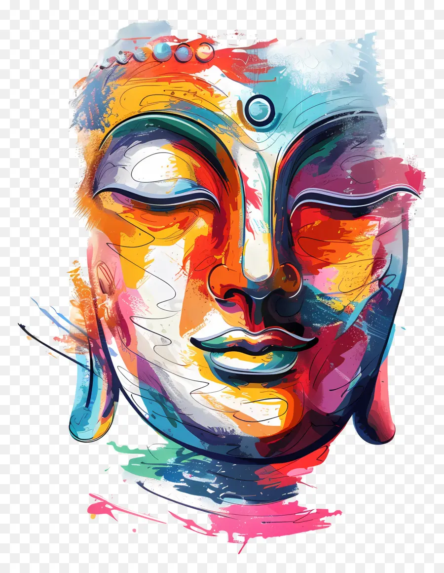 Cara De Buda，Buda Cabeça PNG