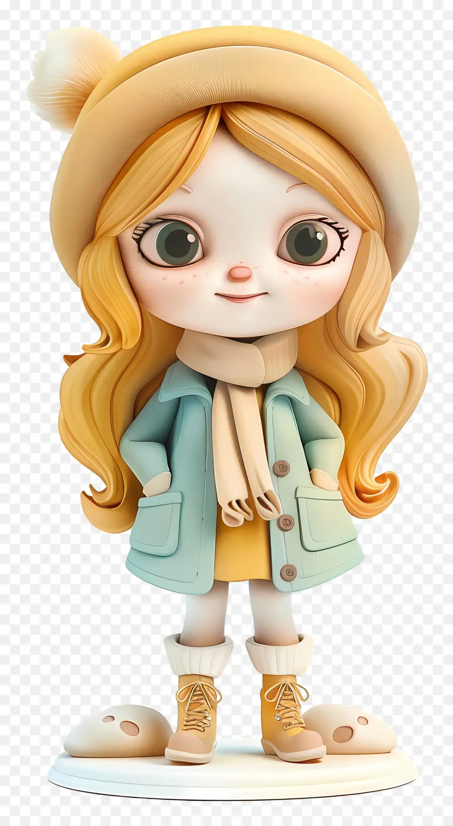 Garota De Desenho Animado 3d，Personagem De Desenho Animado PNG