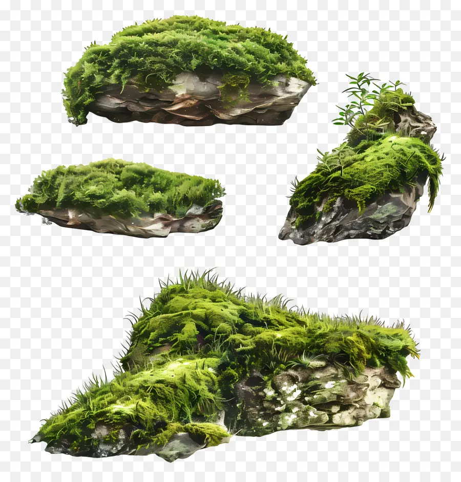 Verde Musgo，Formações Rochosas PNG