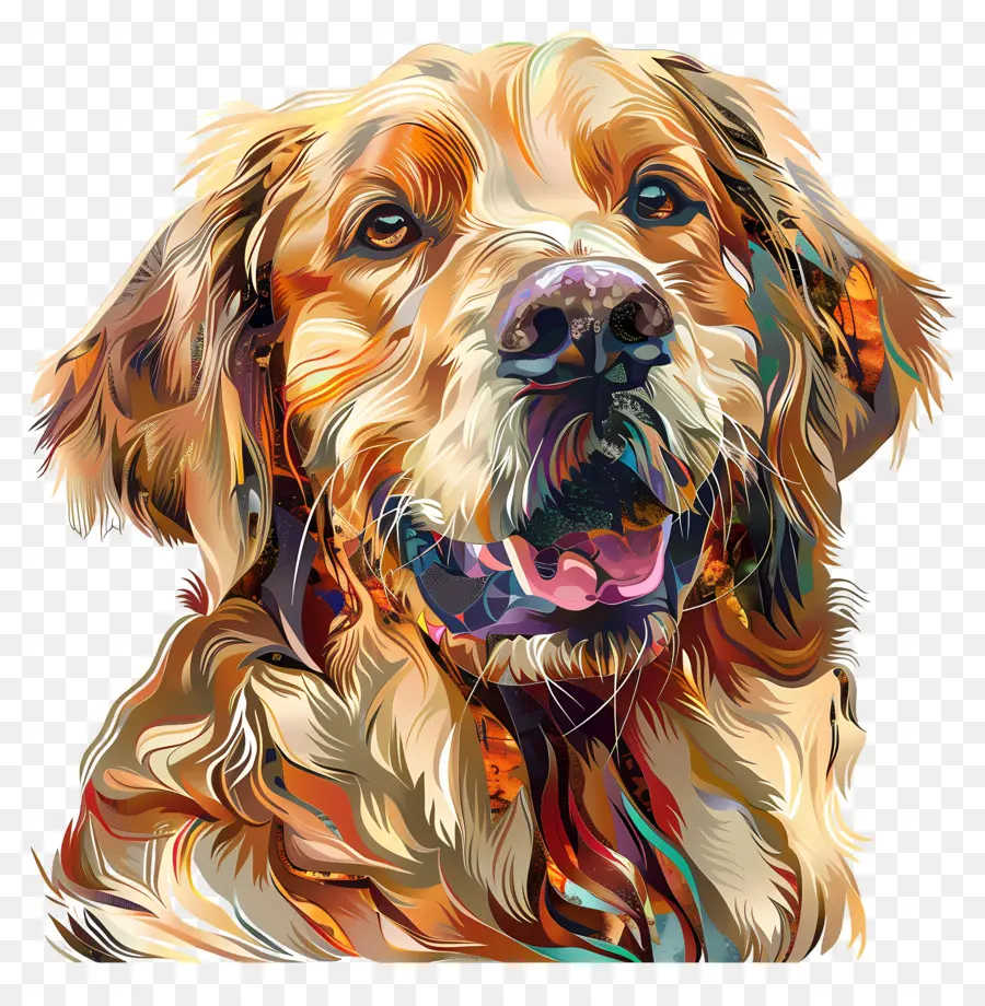 Golden Retriever Cão，Cachorro Marrom PNG