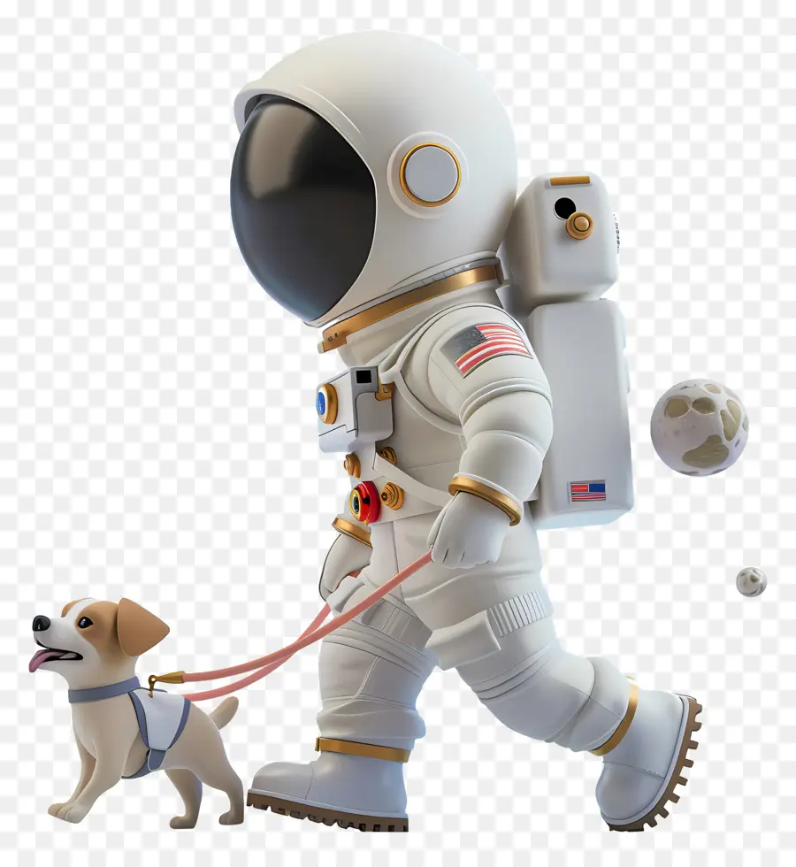 Astronauta Para Andar De Cachorro，Homem Pé De Cão PNG