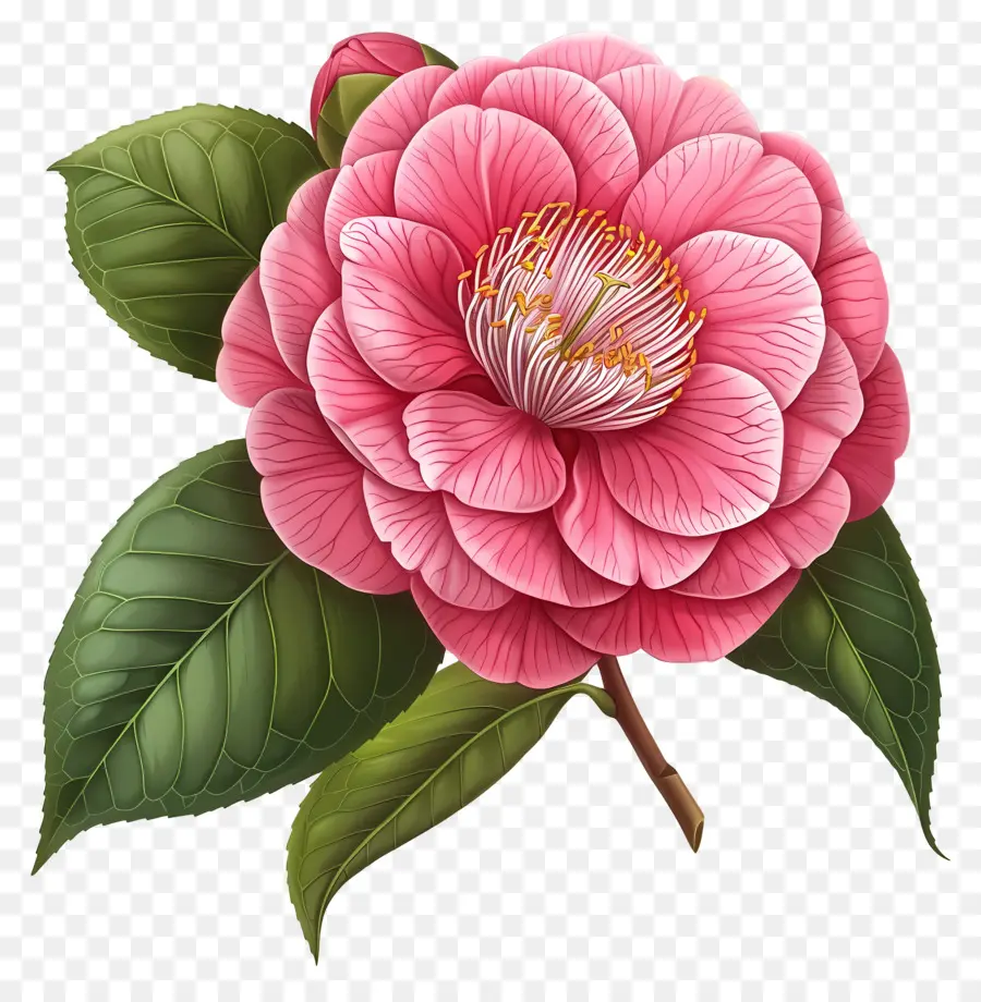 Flor De Camellia，O Seguinte é Relevante PNG