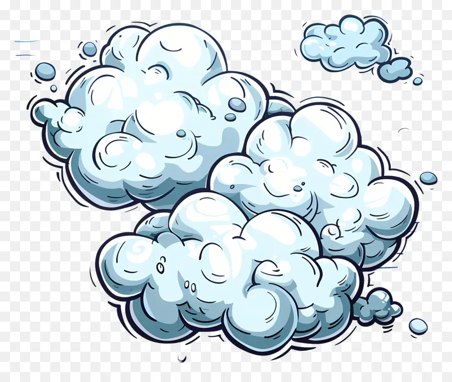 Nuvem，Cartoon Nuvens PNG