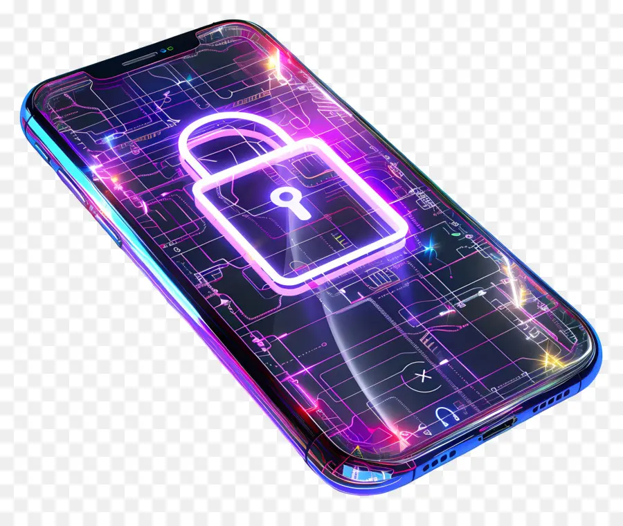 Proteção De Senha De Smartphone，Segurança Cibernética PNG