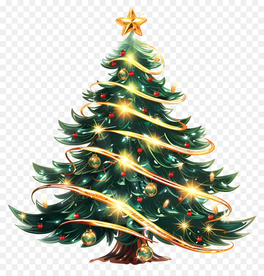 árvore De Natal，Ornamentos PNG