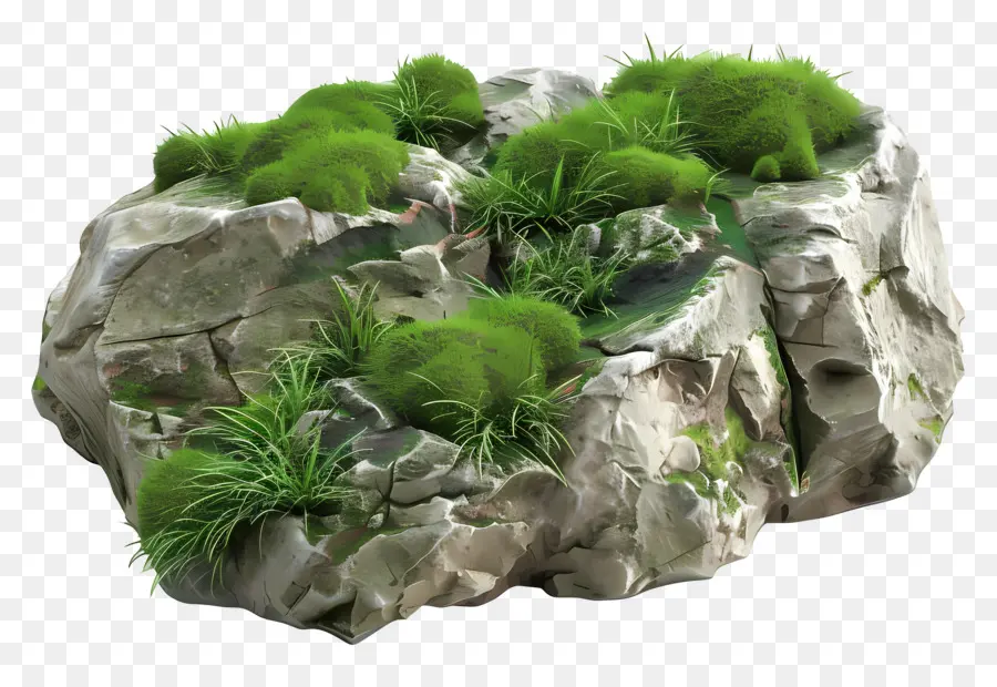 Verde Musgo，Formação Rochosa PNG