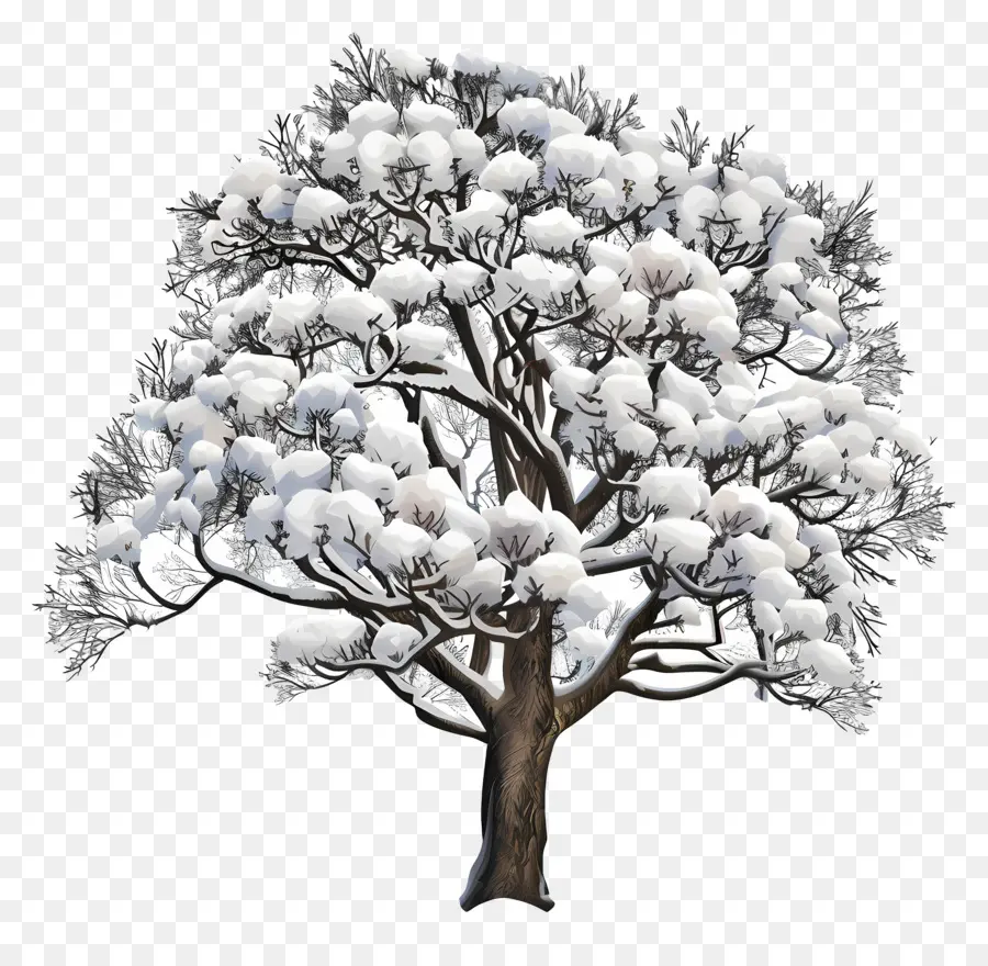 árvore De Neve，Neve PNG