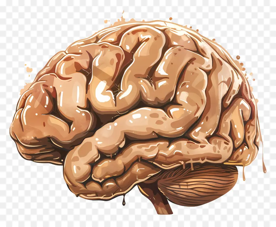 Animado Cérebro，Anatomia Do Cérebro PNG