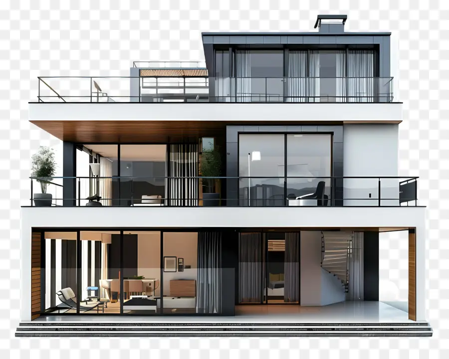 O Modern House，Contemporânea PNG