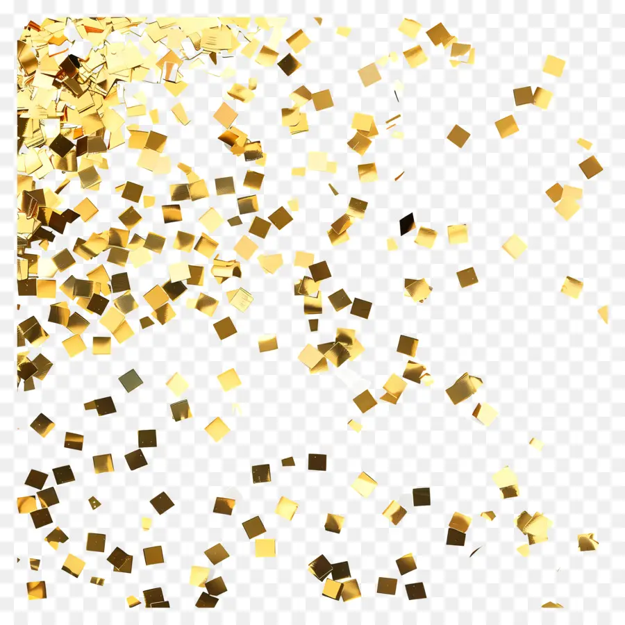 Ouro Confete，Ouro Brilham PNG
