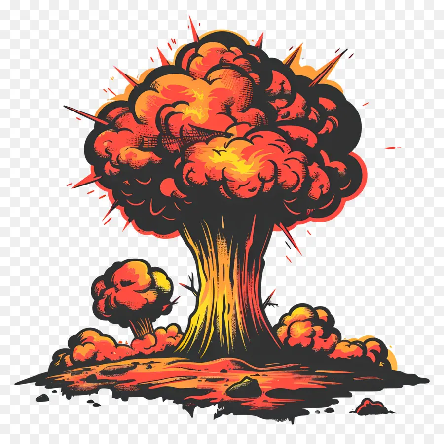 Explosão Nuclear，Explosão Atômica PNG