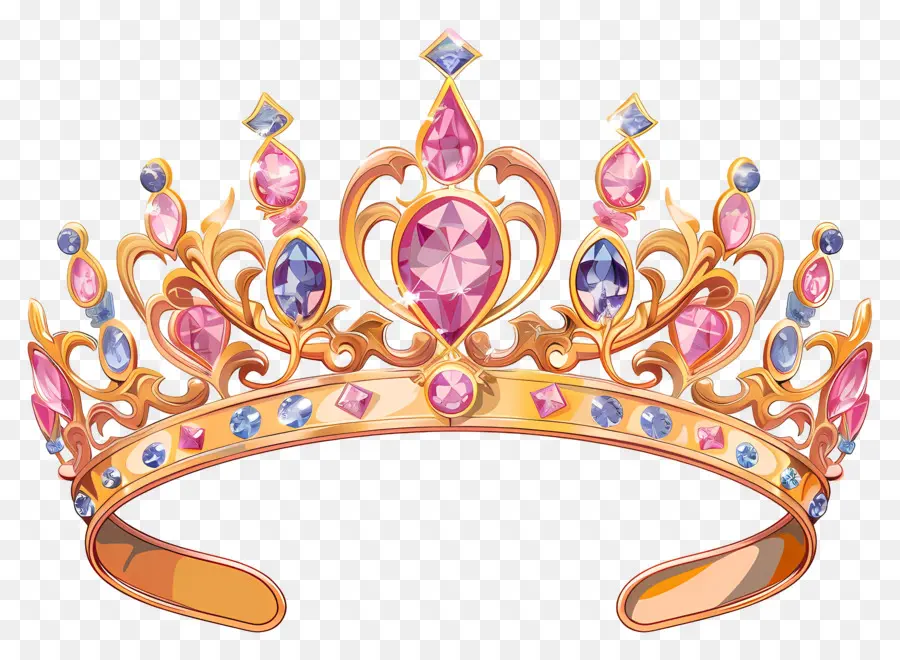Coroa De Princesa，Tiara PNG