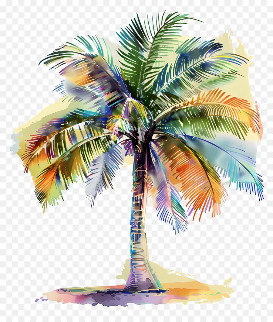 Palmeira，Pintura PNG