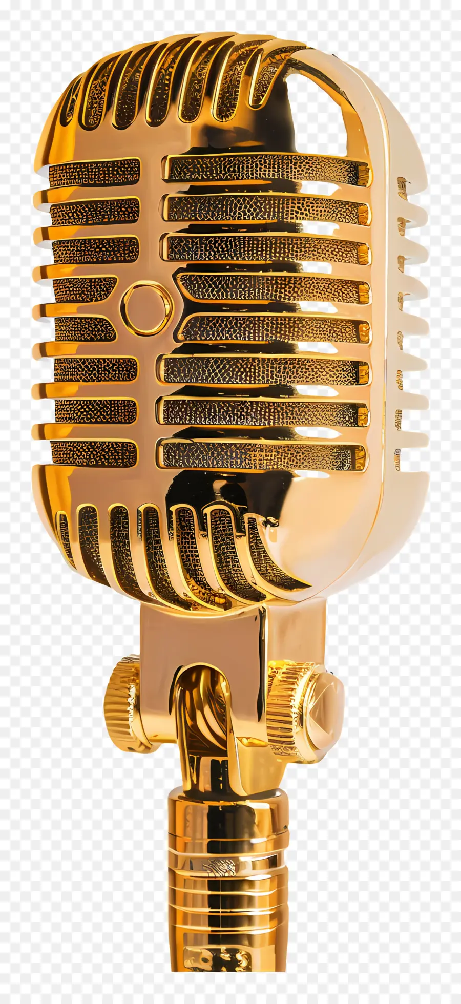 Ouro Microfone，Microfone PNG