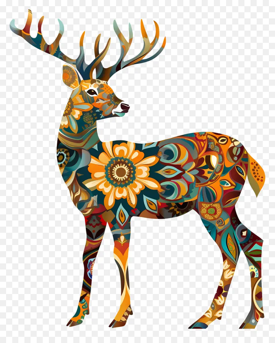 Deer，Ornamentado PNG