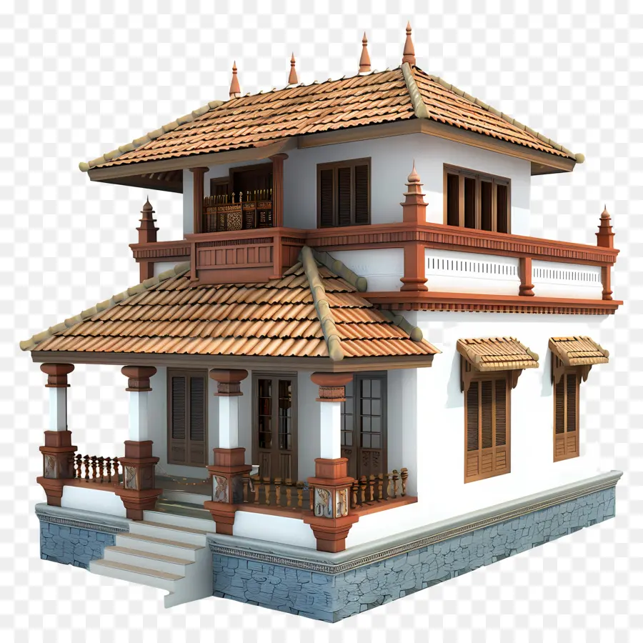 Kerala House，Casa Tradicional PNG