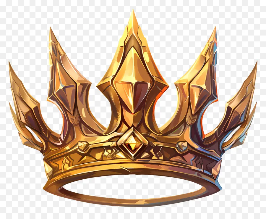 Coroa De Ouro，Golden Crown PNG