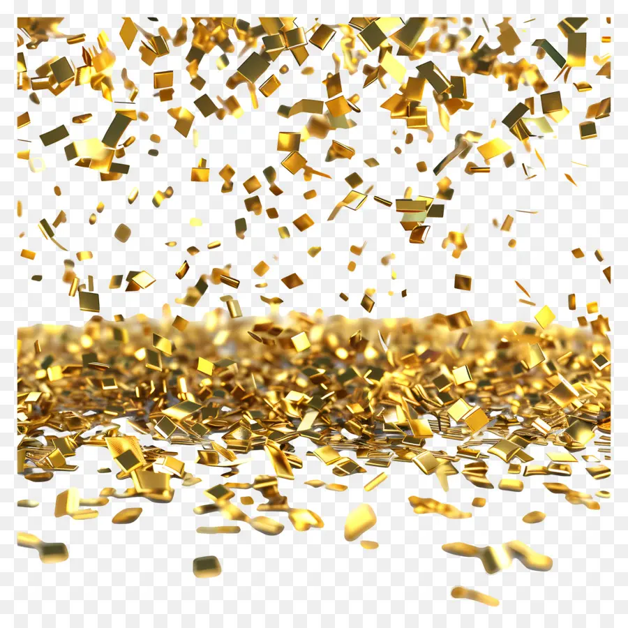 Ouro Confete，Confete PNG