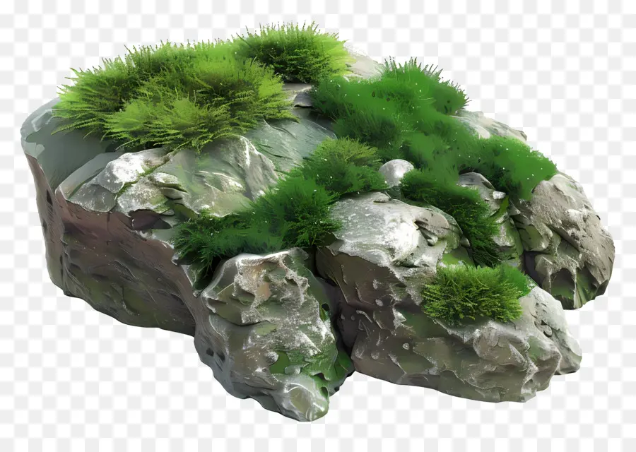 Verde Musgo，Formações Rochosas PNG